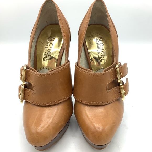 MICHAEL Michael Kors Tan Leather Heels - Picture 5 of 5